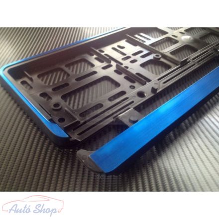 Rendszámtábla tartó, Rendszámtábla keret kék