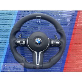   BMW M sport M3 F1 kormánykerék BMW  F20 2 3 F30 4 X1 X2 X3 X4 X5 F15 X6 M-es kék piros varratokkal 