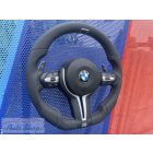 BMW M sport M3 F1 kormánykerék BMW  F20 2 3 F30 4 X1 X2 X3 X4 X5 F15 X6 M-es kék piros varratokkal 