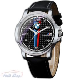 BMW fekete carbon számlapos karóra M-es