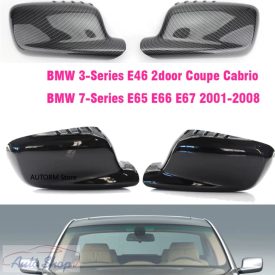   BMW E65 E66 E46 Coupe Cabrio Tükör Burkolat, Visszapillantó Tükör Borítások 2001-2008