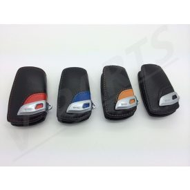 BMW BŐR KULCSTARTÓ TOK FEKETE,PIROS,KÉK AKCIÓ !!!!
