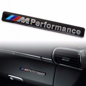 BMW M PERFORMANCE  ALUMÍNIUM EMBLÉMA 