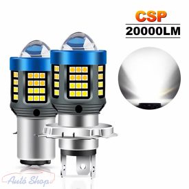   Ba20d H6 H4 6000K  LED motorkerékpár fényszóró  izzó Hi / lo motorkerékpár fényszóró 20000lm