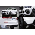  BMW X5 G05 (2018-2022) M Design Fényes Fekete Aero Body Kit első lökhárító Spoiler és légbeömlő M Design Minőségi termék
