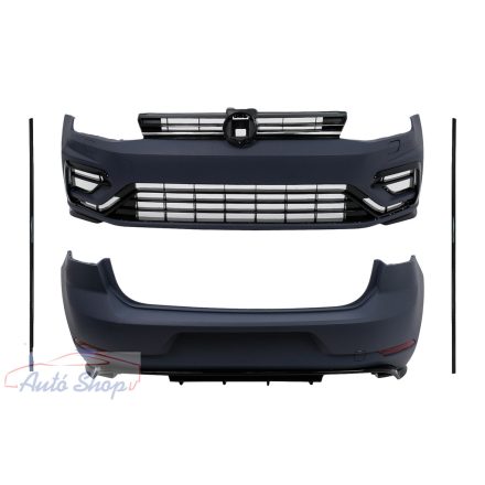 Volkswagen Golf 7 , VII  (MK7) R Look Lökhárító szett , Diffúzor és Küszöbpár, 7.5 R Style Design-ra átalakításhoz  Évj.: 2012 - 2017