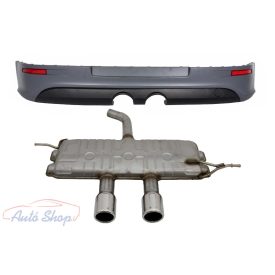   VW Golf 5 R32 (2003-2007) Golf 6 R20 (2008-2013)  Kipufogórendszer és hátsó lökháritó  kipufogó R20 R32 típushoz