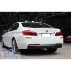  BMW F10 Limuzin , F11 Touring 5-ös sorozat (2011-2017) M-Performance Style difuzor ,  M-Power Chrome kipufogóvégekkel