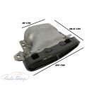 Mercedes A-Class W176 A45 Facelift AMG Design Hátsó diffúzor kipufogóvégekkel fényes fekete ( 2012-2015 )