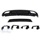 Mercedes A-Class W176 A45 Facelift AMG Design Hátsó diffúzor kipufogóvégekkel fényes fekete ( 2012-2015 )