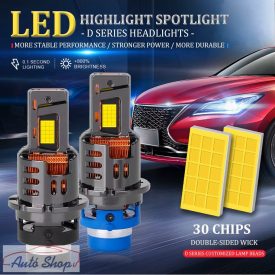   D2S , D2R LED IZZÓ 1200W 400000lm CSP chip izzó 1:1 Új Generációs Turbo led izzó