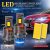 D2S , D2R LED IZZÓ 1200W 400000lm CSP chip izzó 1:1 Új Generációs Turbo led izzó