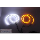 BMW E90 , E91  ANGEL EYES DUAL COLOR OPAL LED  STYLE  HALOGÉN LÁMPÁS