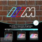 BMW M neonreklám,  autós LED neon éjszakai lámpa,  BMW GARAGE BMW - Garázstábla  40 x 15 cm