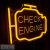Autószerelő műhely LED tábla "Check Engine" neonreklám dekoráció , autós LED neon éjszakai lámpa,  BMW GARAGE - Garázstábla  30 x 22,5 cm
