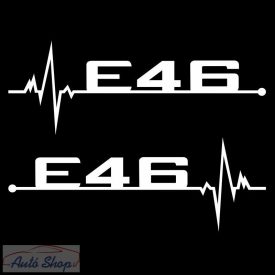   BMW E46 Limuzin , Touring   oldal matrica, szélvédő matrica 