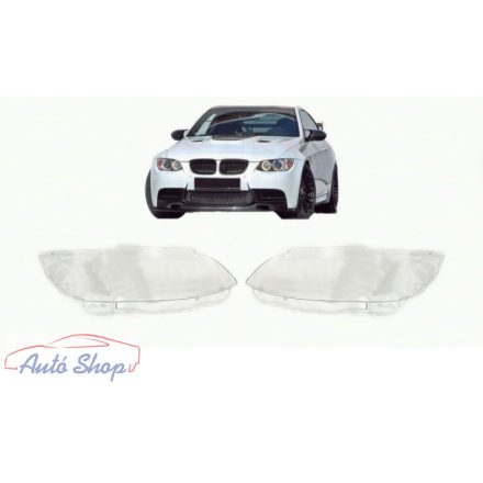 BMW E92 Coupe  , E93 Cábrió  LÁMPA BÚRA  SZETT 2006-2009,  lámpabúra fényszóró búra Minőségi termék