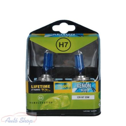 H7 55W XENON HATÁSÚ IZZÓ (2DB) XENON FEHÉR