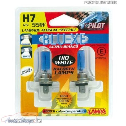 H7 100W XENON HATÁSÚ IZZÓ (2DB) XENON FEHÉR- 4500K-