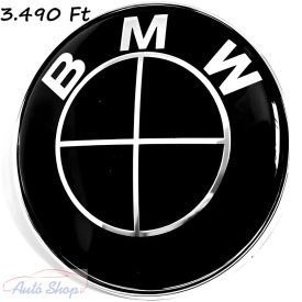   BMW Embléma FEKETE-FEKETE 82, 74mm, 78mm Minőségi termék 