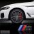 BMW gyári M Fekete EMBLÉMA