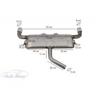 VW Golf 7  (MK7) GTI Design Kipufogódob Évj.: 2013 - 2020