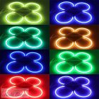 BMW E46 Coupe , Cabrio  ANGEL EYES OPAL LED 2003-2006