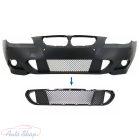 BMW E60,E61 M-PACKET , M-TECH ELSŐ  Lökhárító Rács Szett a két szélső trapéz rácsot is tartalmazza  , 51117896586