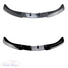 BMW E90 Limuzin , E91 Touring M-Tech  M-Performance Fényes fekete első lökhárító spoiler , lipe.