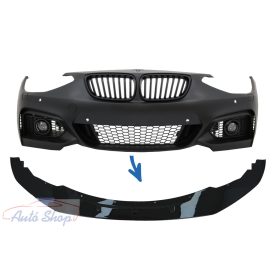   Első lökhárító Toldat spoiler BMW 1-es széria F20 F21 (2011-2014) 2-es széria F22 F23 (2014-up) M Sport M-Performance Design modellekhez