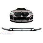 BMW X6 G06 X6M Első lökháritó fényes fekete spoiler, toldat 2019- 