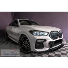 BMW X6 G06 X6M Első lökháritó fényes fekete spoiler, toldat 2019- 