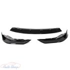 BMW G20 G21 G28 M-Performance első lökhárító spoiler,Splitter, Lippe, lakk fekete  BMW 3-as, G20, 2019-