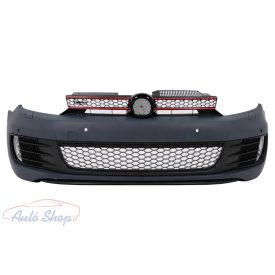   Volkswagen Golf VI 6 MK6 GTI Look PDC Első Lökhárító és Hűtőrács szett  Évj.: 2008 - 2013
