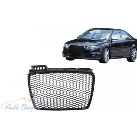   AUDI A4 B7 2004-2008 lakkozott fekete RS stílusú hűtőrács