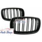 BMW E70,E71  X5, X6  HÜTŐRÁCS VESE LAKK FEKETE DUPLA PÁLCÁS