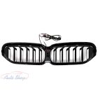 BMW G30/G31 LEDES Fényes Fekete Hűtőrács  M-Performance Led Design M-Power 2020-2023