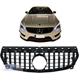   Mercedes CLA C117 X117 W117 Facelift  Hűtőrács CLA45 GT-R Panamericana AMG Design  Fényes Fekete modell (2016-2018)