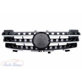   Mercedes-Benz ML-Klasse (W164) AMG  Design Fekete Króm Hűtőrács Évj.: 2005 - 2008 Minőségi termék