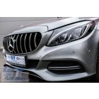 Mercedes-Benz C-Klasse (W205) AMG GT-R Panamericana Jelnélküli Hűtőrács Fekete-Króm Évj.: 2014 - 2018 Minőségi termék