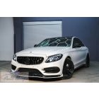 Mercedes Benz W205 C205 C-osztály 2014-2018 Fényes fekete hűtőrács Panamerica AMG GT-R stílusban  Minőségi termék