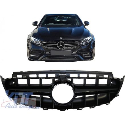 Mercedes-Benz E-Class E63 AMG Style Fényes Fekete Hűtőrács Évj.: 2016-tól AMG LINE  Minőségi termék
