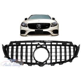   Mercedes-Benz E-Klasse (W213, S213, C238) GT-R Panamerica Style Jelnélküli Fekete Hűtőrács Évj.: 2016-tól