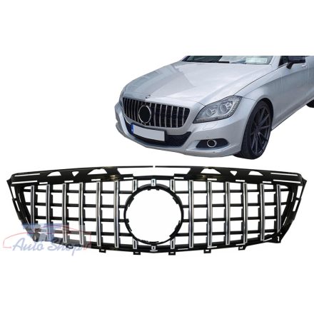 Mercedes Benz C118 2011-2014  X218 - W218 2012-2015 CLS  króm fekete hűtőrács Panamerica AMG GT stílusban