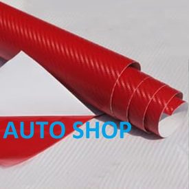 KARBON FÓLIA 3D Piros