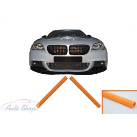   BMW díszléc szett V-merevítő , első hűtőrács dekoratív díszek Rácscsíkok Betétek alkalmas BMW 1 2 3 4 5 6 7 Szériára Narancs