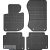 BMW E36 Frogum 546351 fekete gumiszőnyeg szett