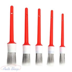 Riwax - 5 darabos Ecsetkészlet - piros/fehér - 24-21cm