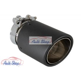  MATT CARBON KIPUFOGÓVÉG  Karosszéria kiegészítők, Kipufogóvégek / kipufogó rendszerek 68mm bemenet