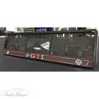  VOLKSWAGEN GTI 3D rendszámtábla tartó , Rendszámtábla keret  , Rendszámtáblatartó